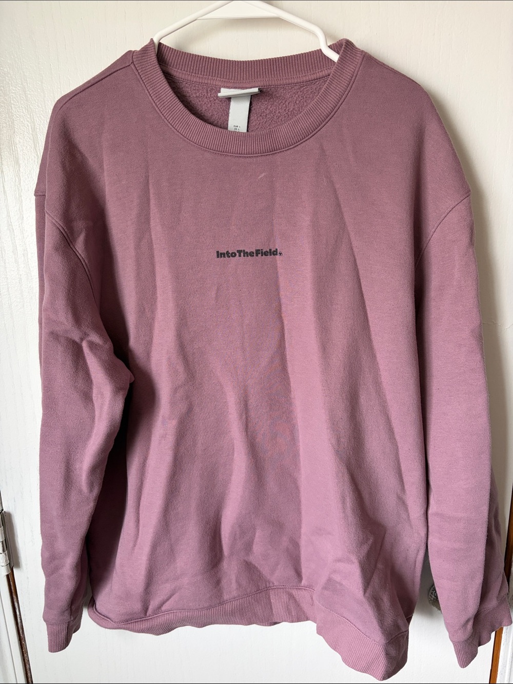 H&M Mauve Relaxed Fit Crewneck Sweatshirt